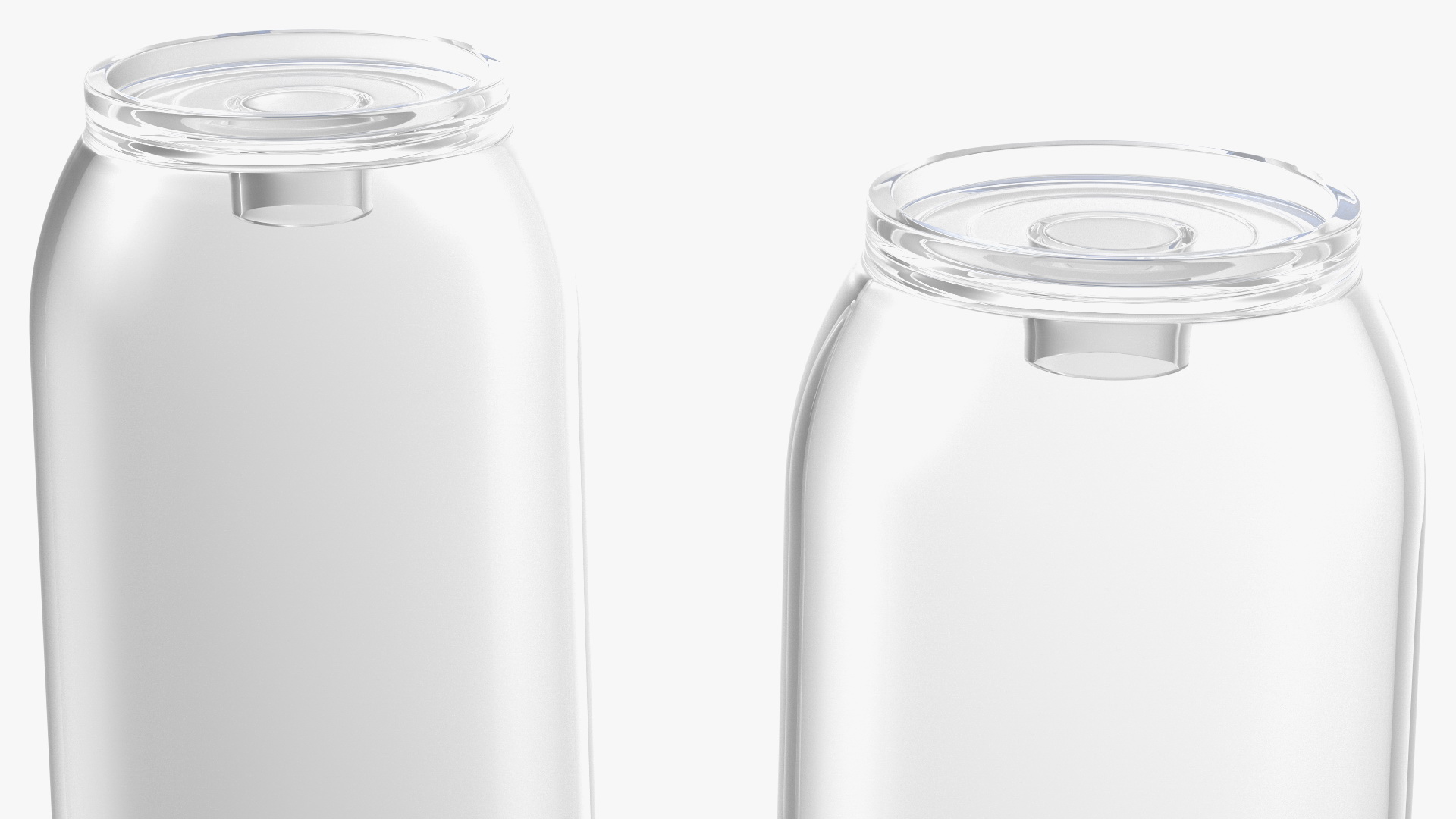3D Dual Stage Water Filter Housing Transparent model