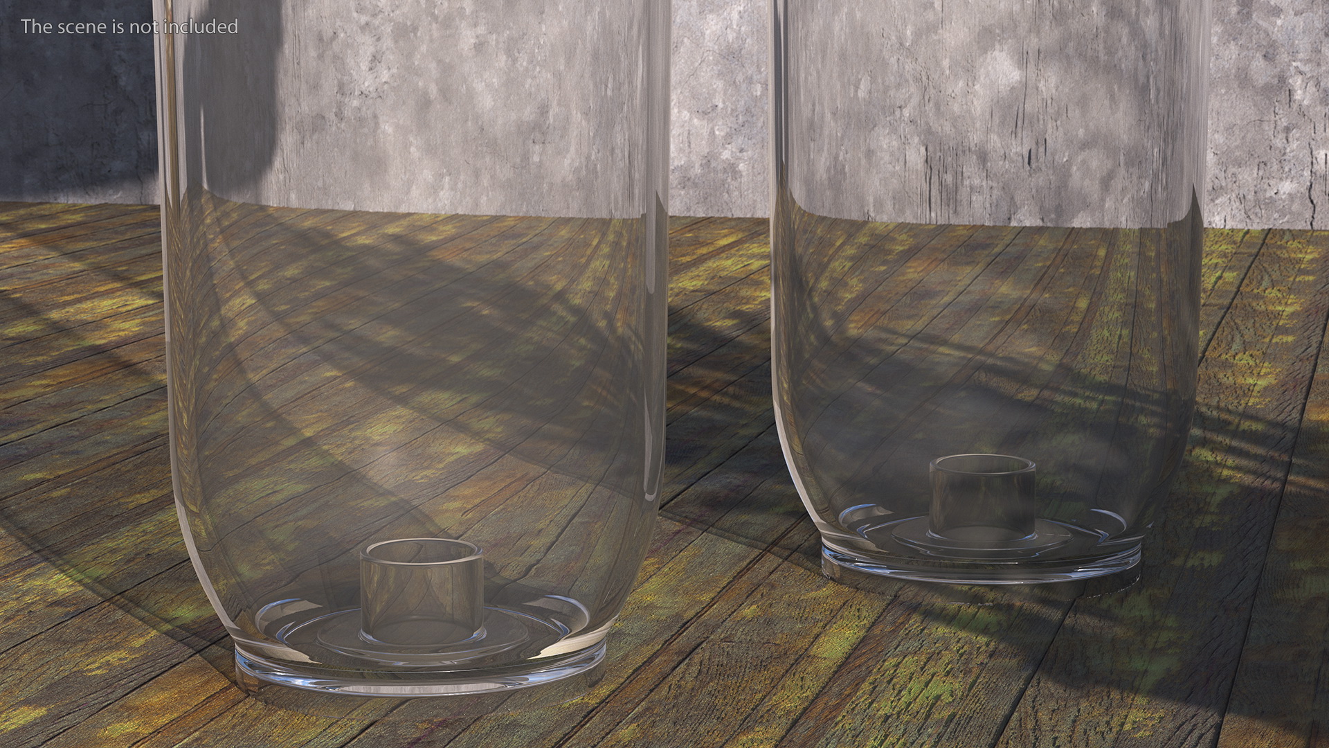 3D Dual Stage Water Filter Housing Transparent model