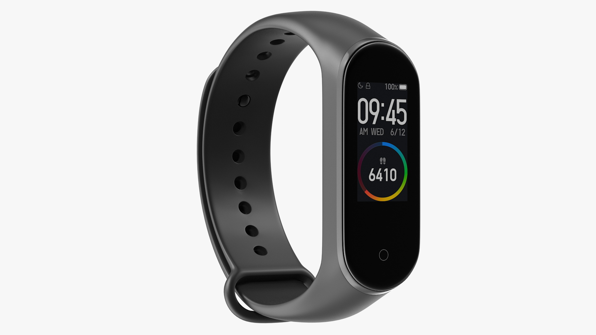 3D Xiaomi Mi Smart Band 4 Fitness Tracker model
