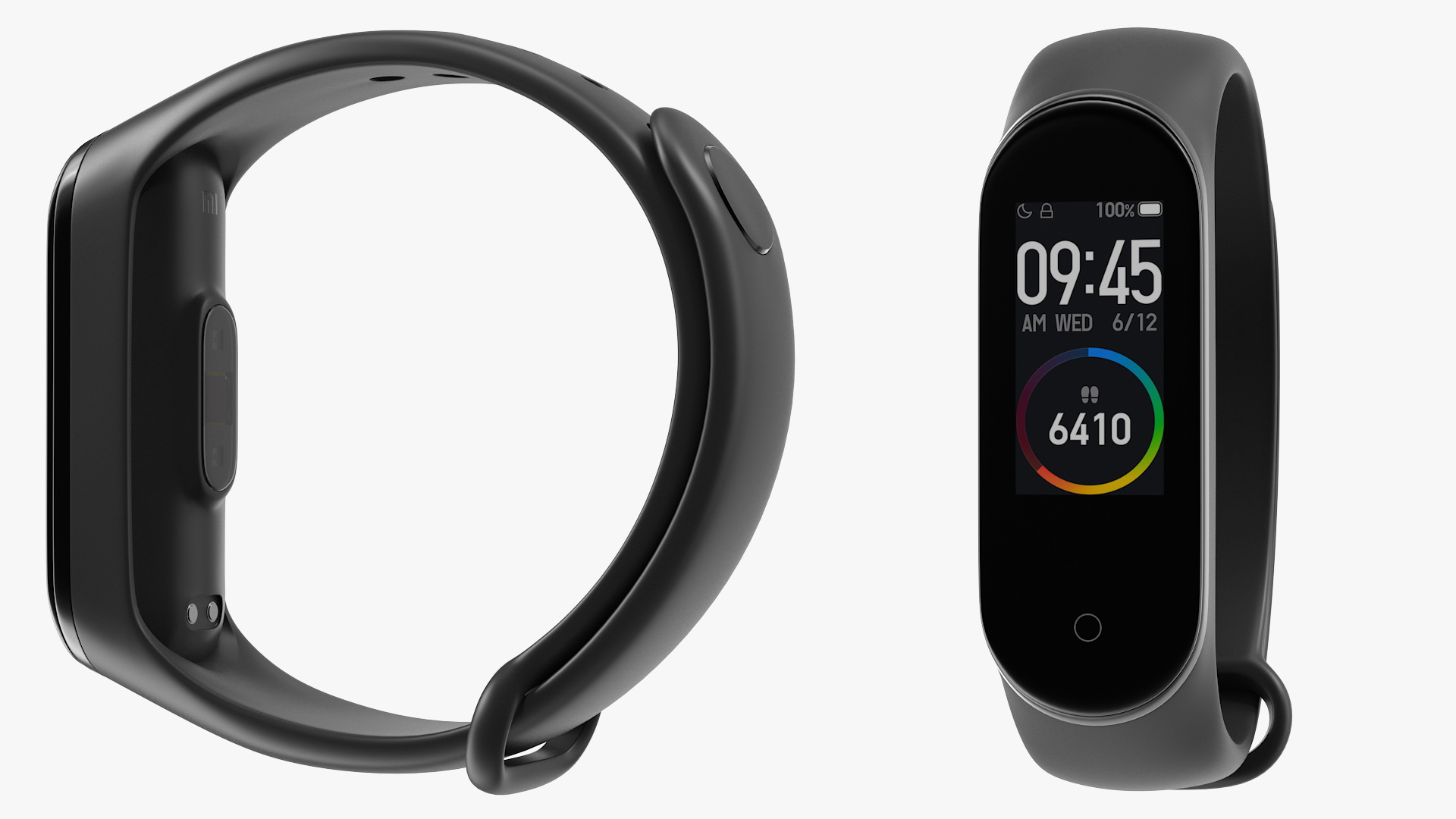 3D Xiaomi Mi Smart Band 4 Fitness Tracker model