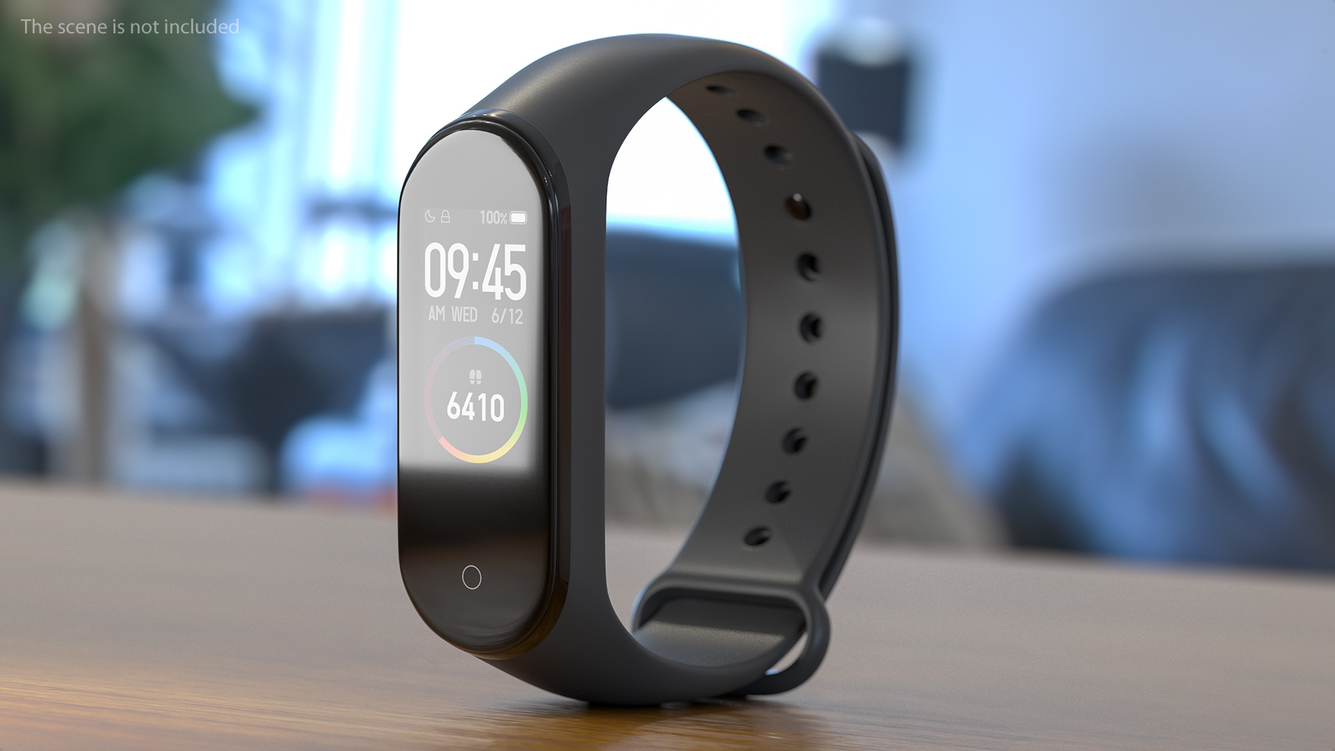3D Xiaomi Mi Smart Band 4 Fitness Tracker model