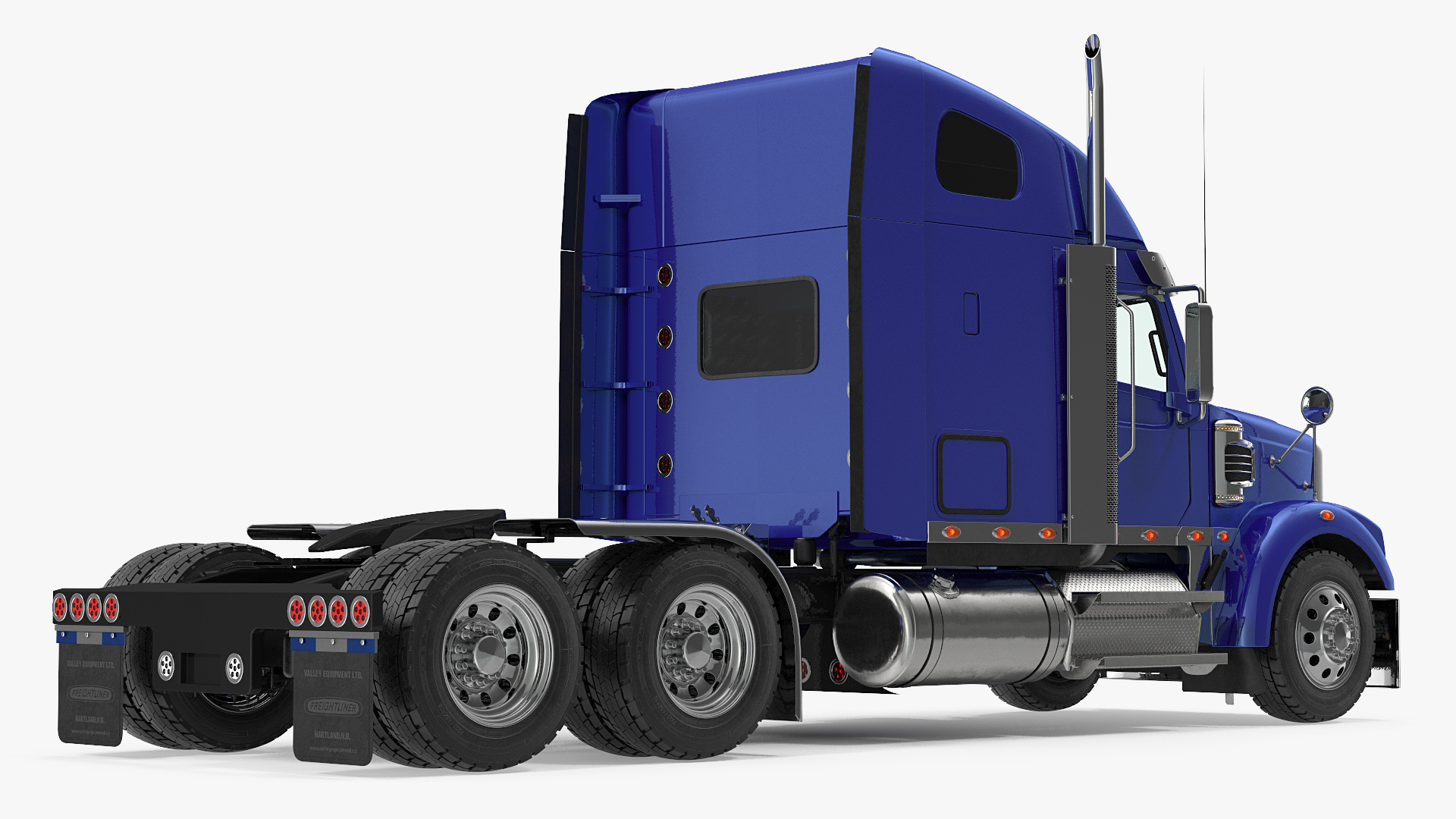 3D Heavy Duty Long Hood Truck