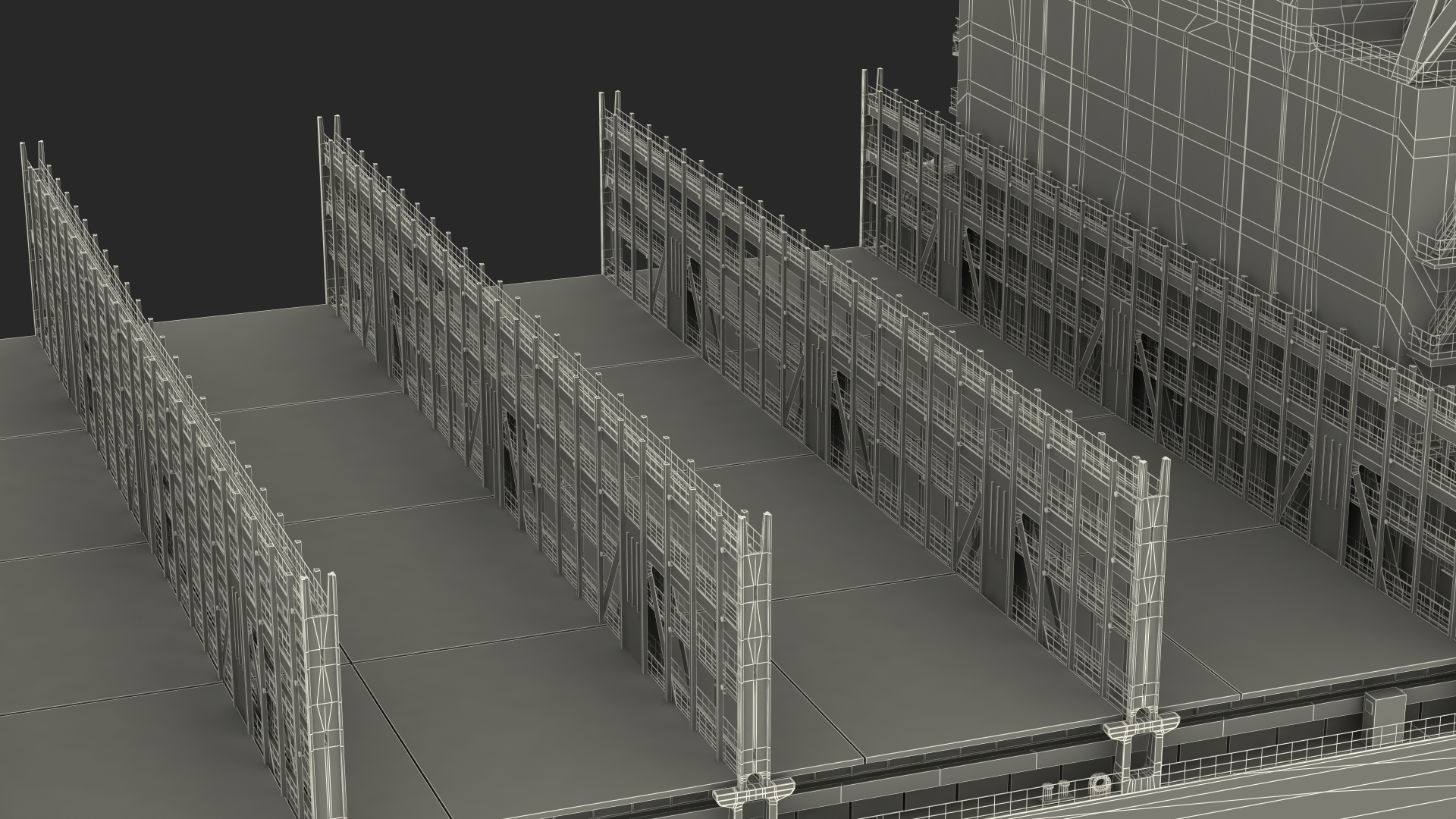 3D Ultra Large Container Vessel model
