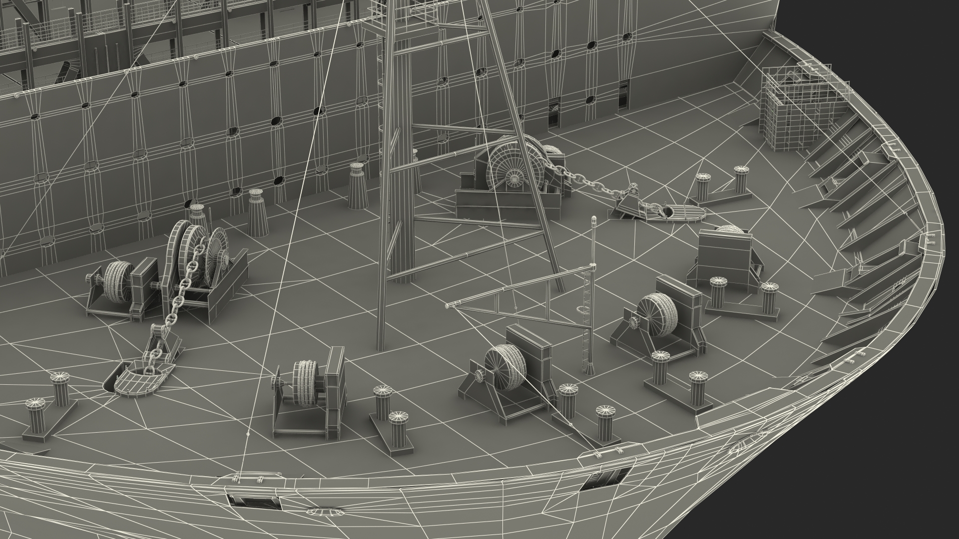 3D Ultra Large Container Vessel model