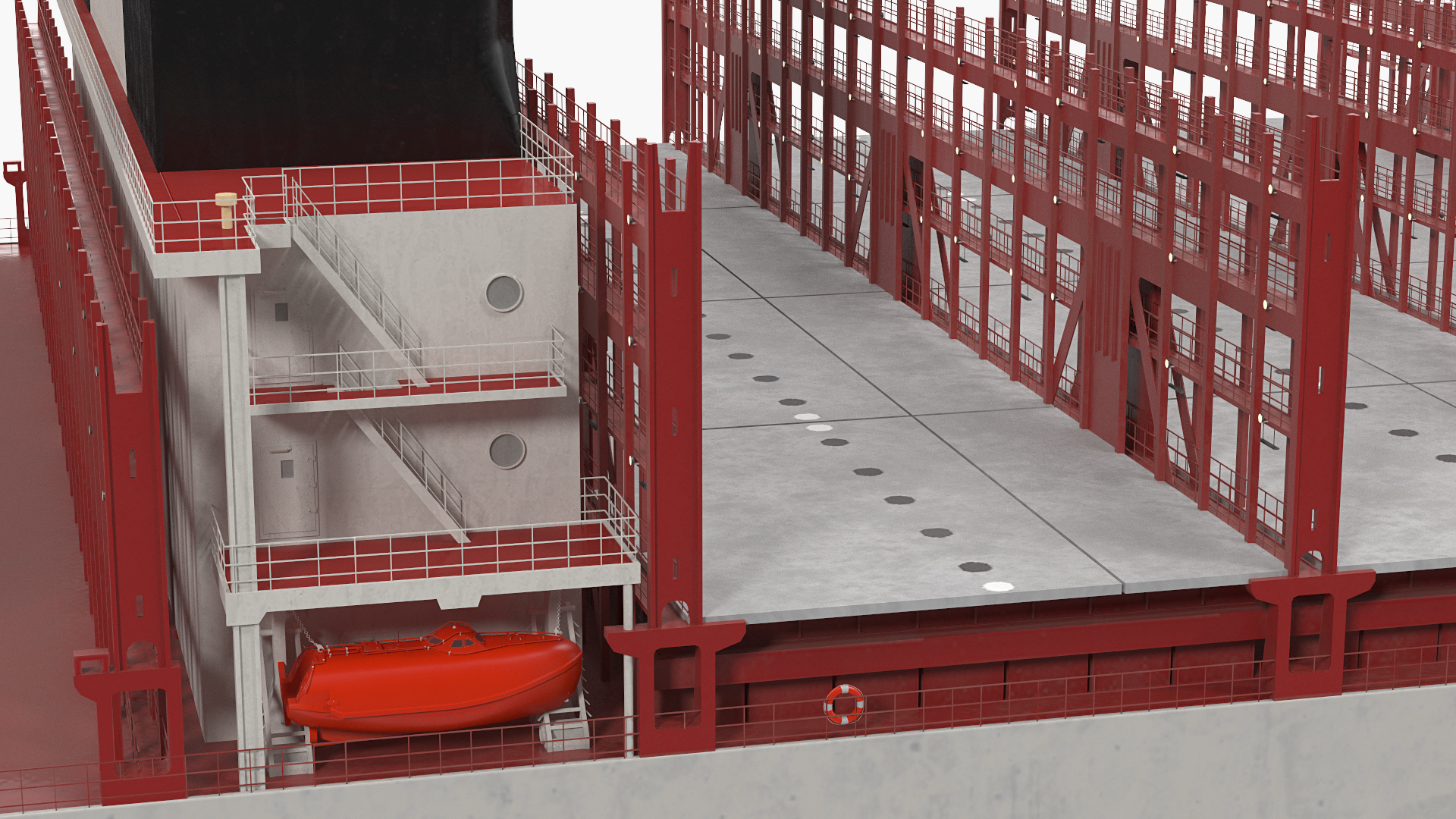 3D Ultra Large Container Vessel model