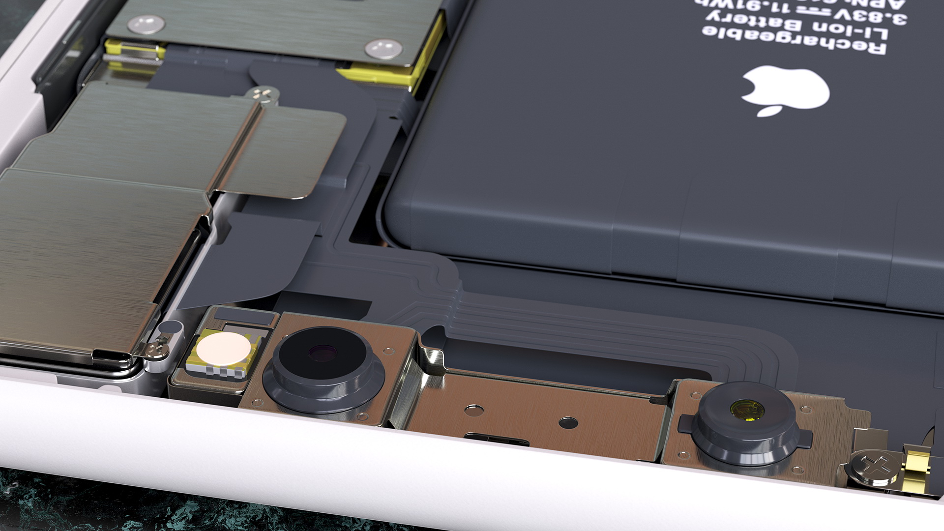 3D iPhone 11 Disassembled without Display model