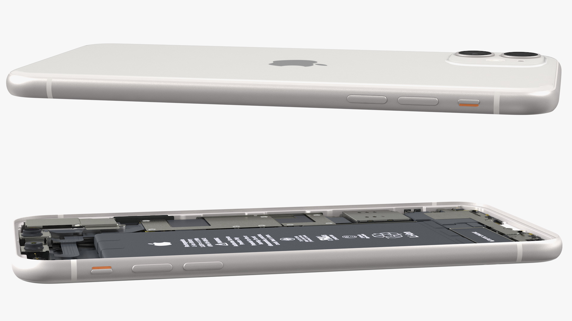 3D iPhone 11 Disassembled without Display model
