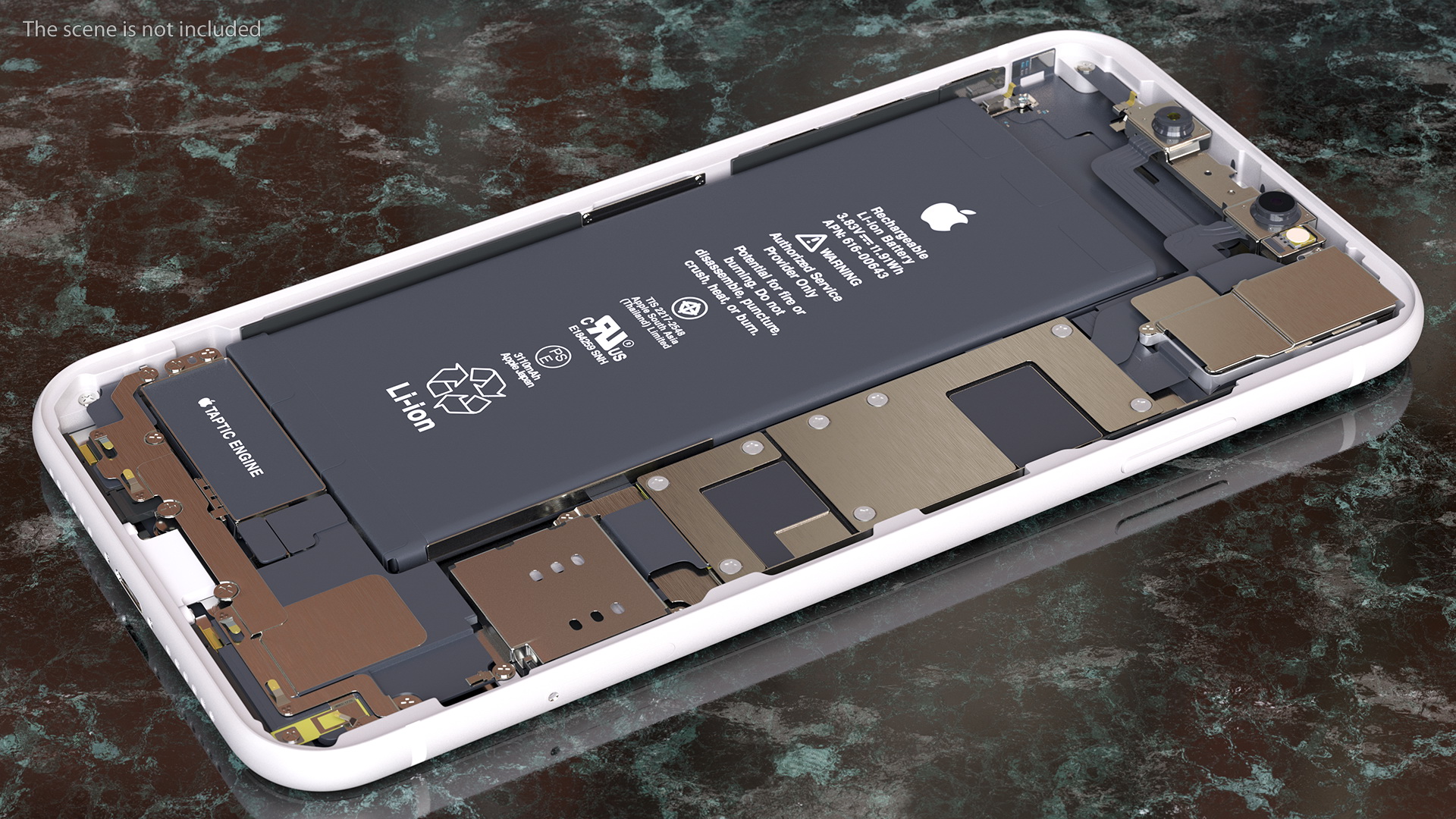 3D iPhone 11 Disassembled without Display model