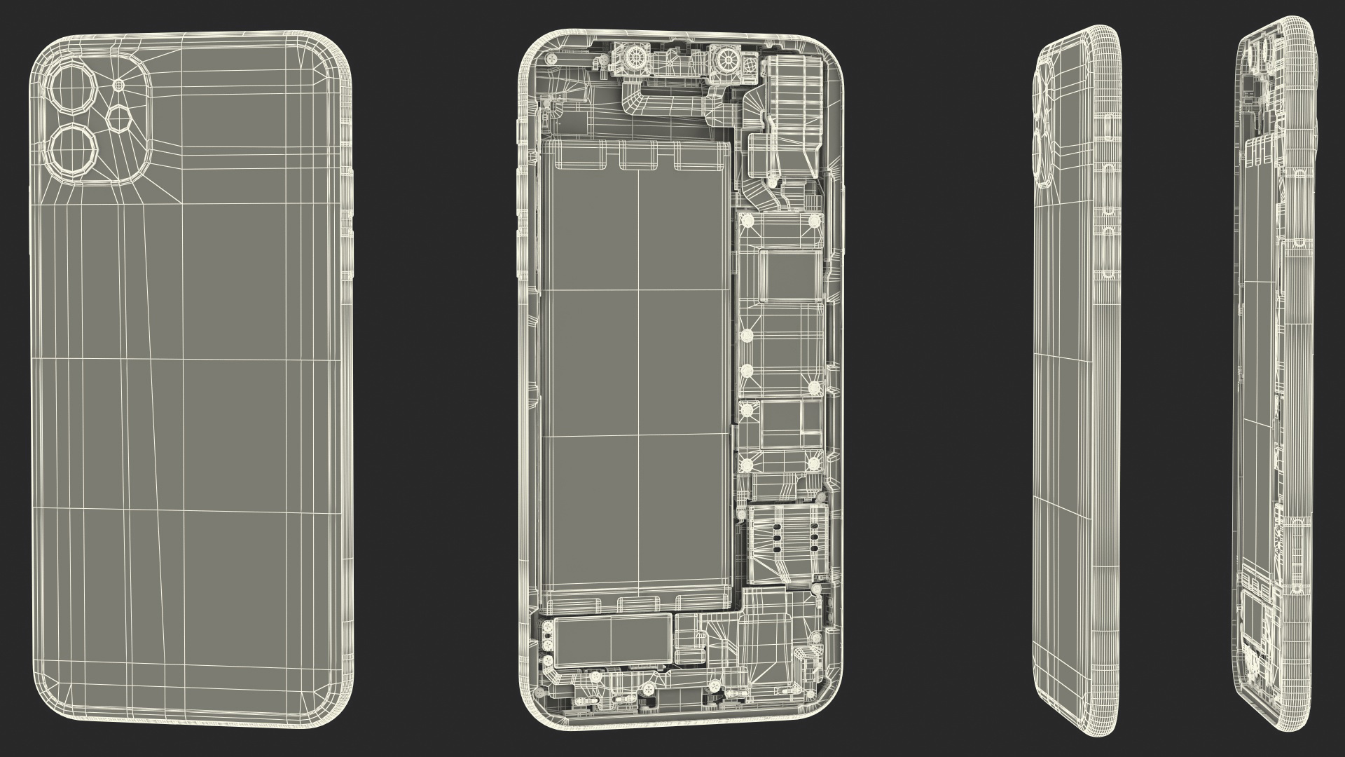 3D iPhone 11 Disassembled without Display model