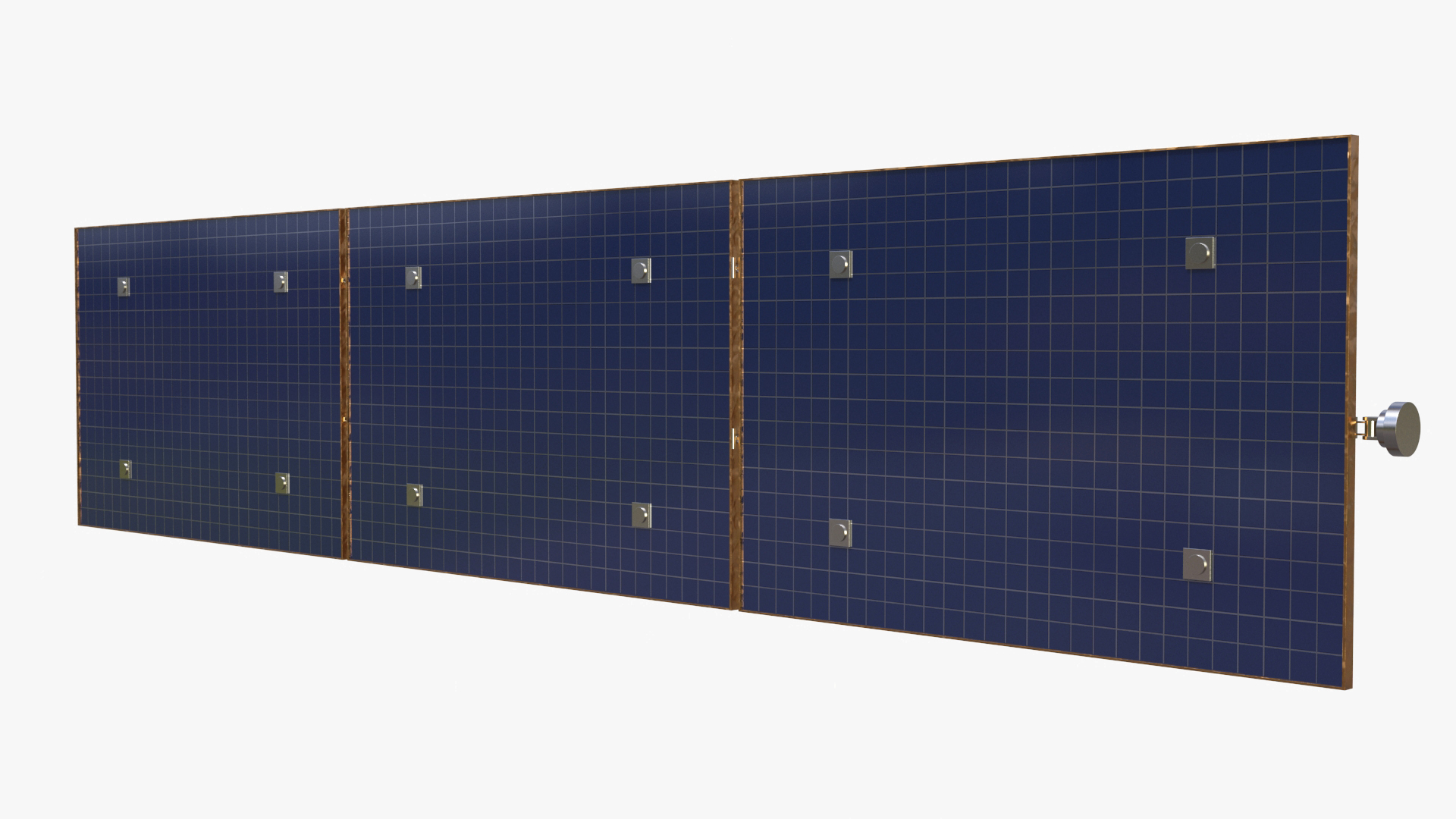 Satellite Solar Panel Array 3D