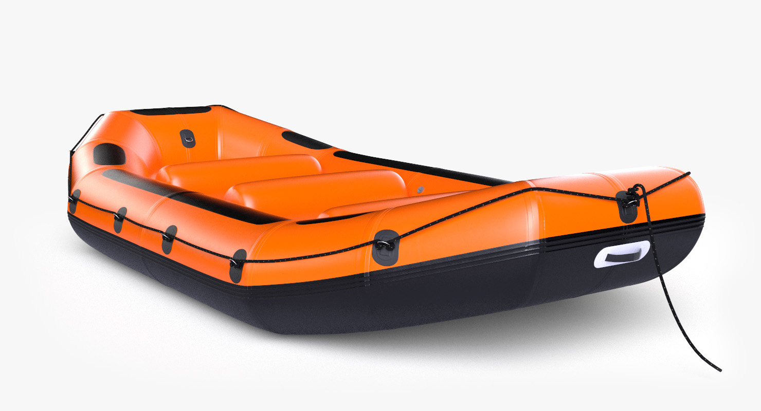 3D River Raft Generic model