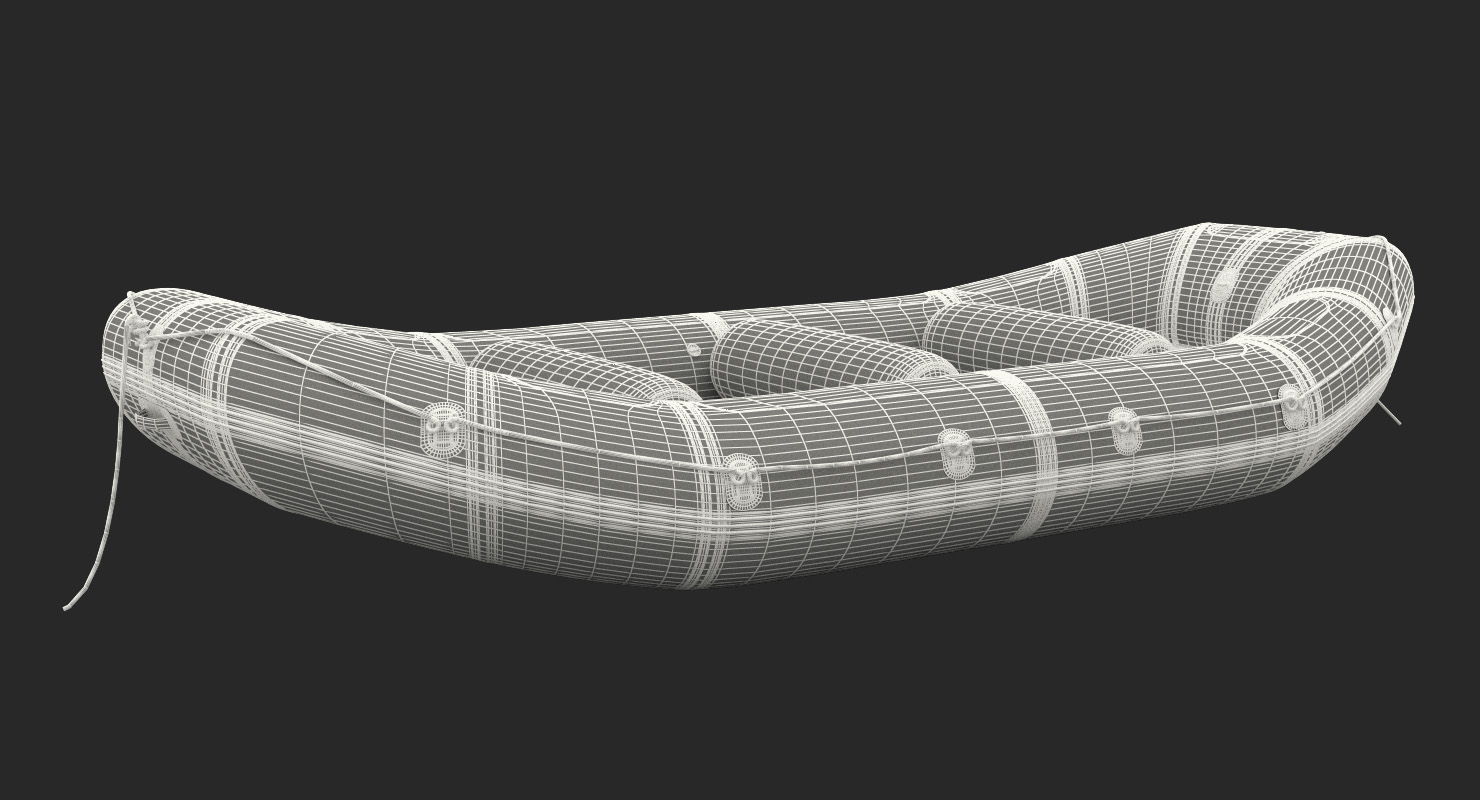 3D River Raft Generic model