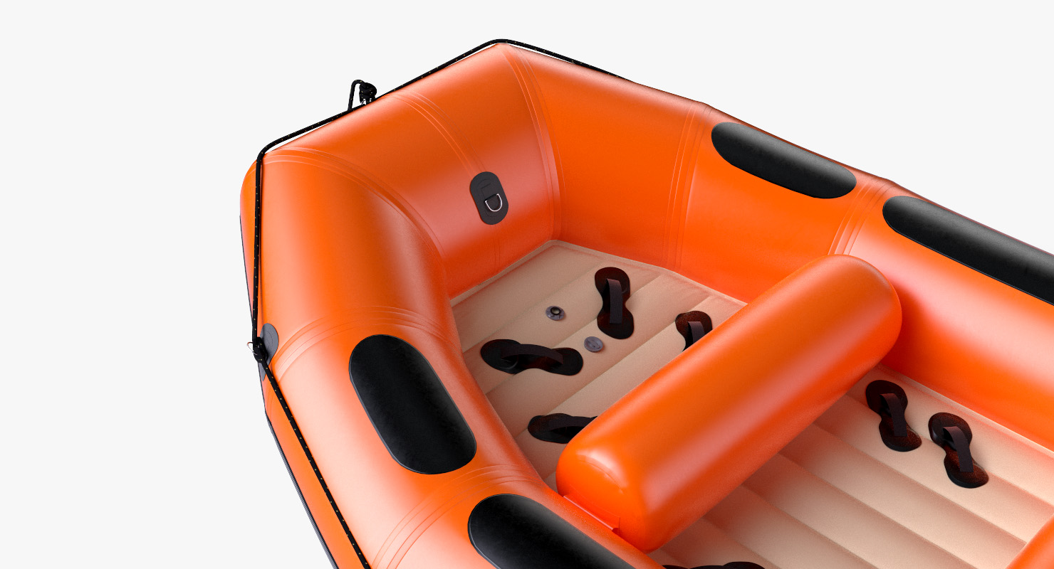 3D River Raft Generic model