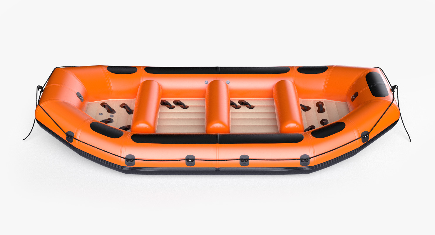 3D River Raft Generic model
