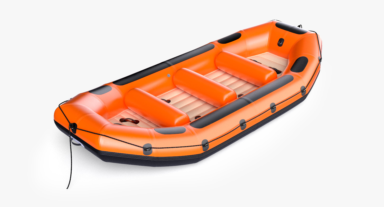3D River Raft Generic model