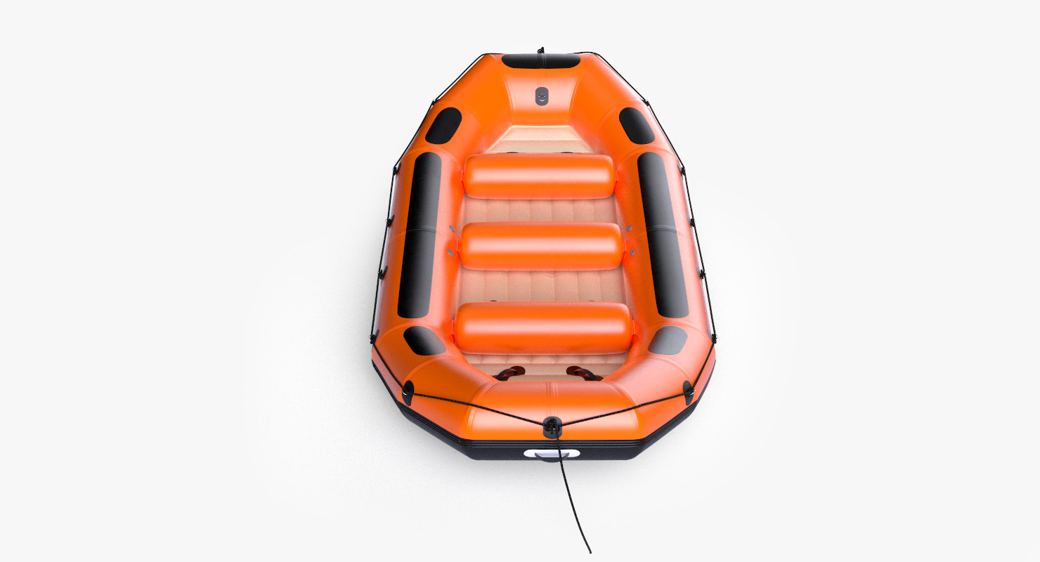 3D River Raft Generic model