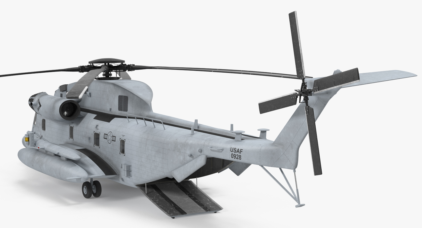 3D model Sikorsky MH 53 Pave Low Usaf Rigged