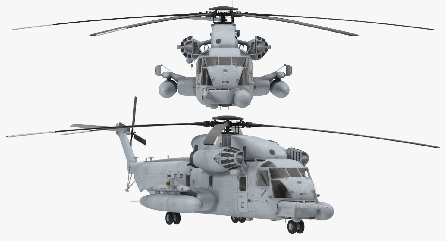 3D model Sikorsky MH 53 Pave Low Usaf Rigged