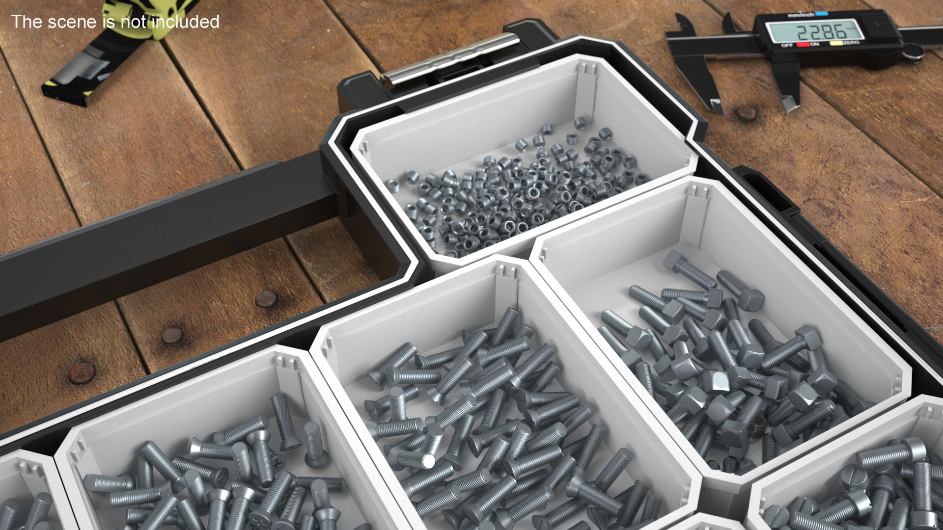 3D model Zinc Steel Screw Kit