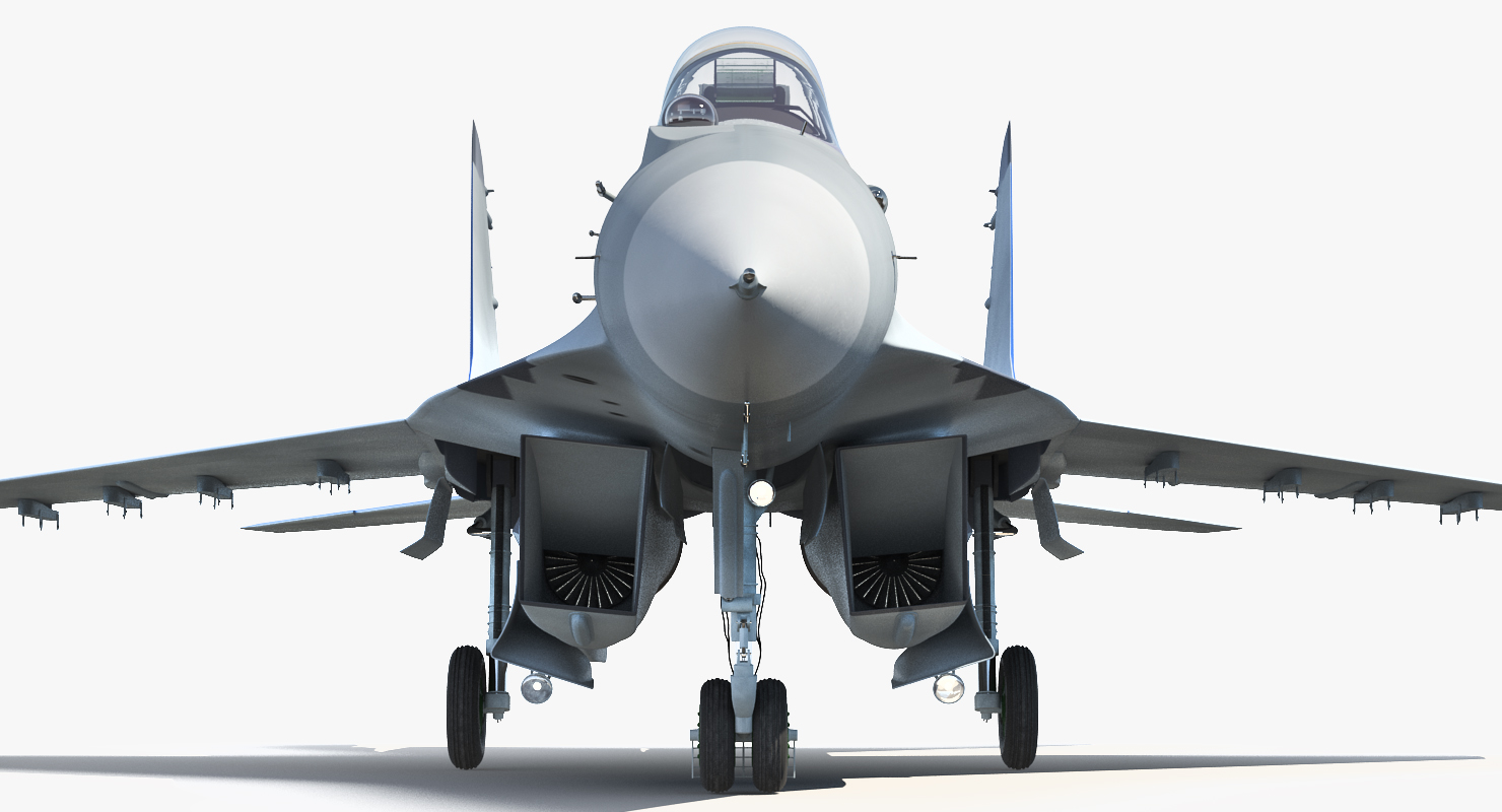 Fighter Mikoyan MiG 35 or Fulcrum F Rigged 3D