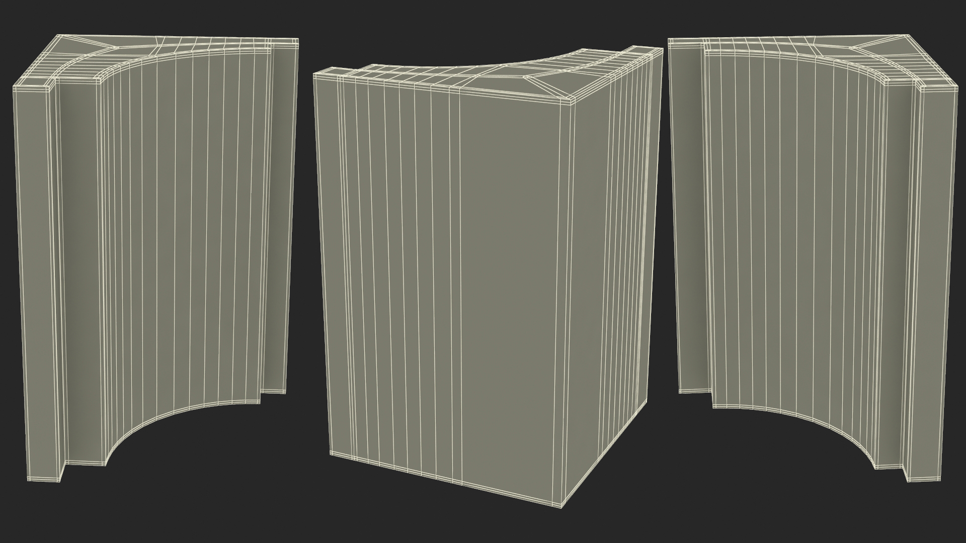 3D model Architectural Molding Gypsum Type 5