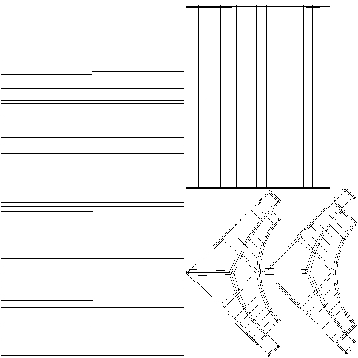 3D model Architectural Molding Gypsum Type 5