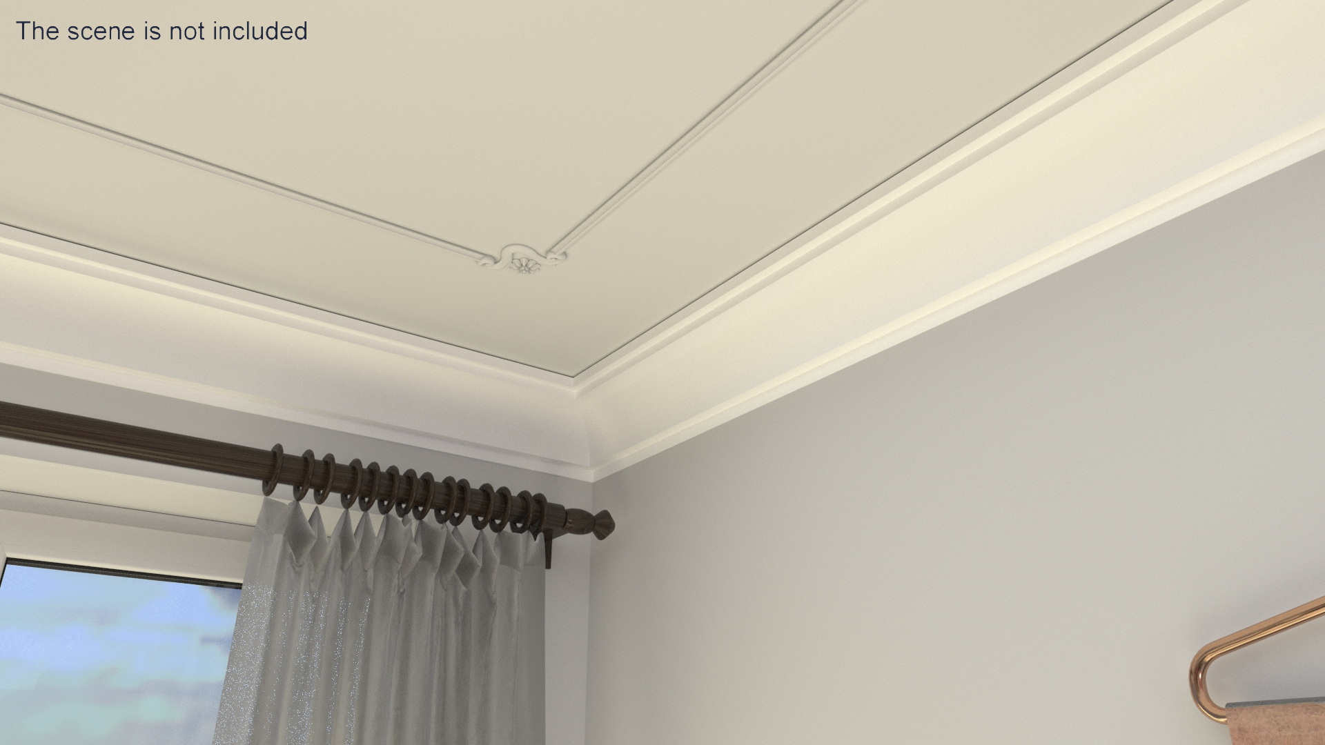 3D model Architectural Molding Gypsum Type 5