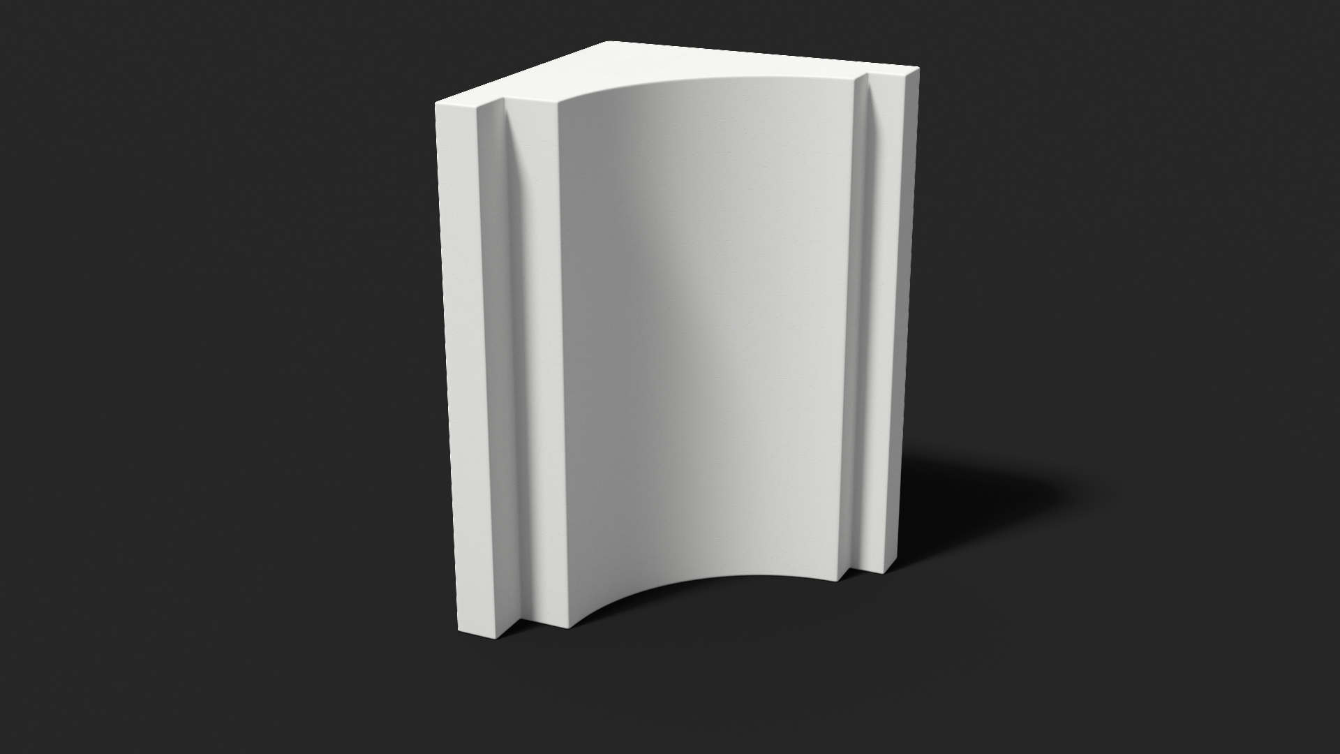3D model Architectural Molding Gypsum Type 5