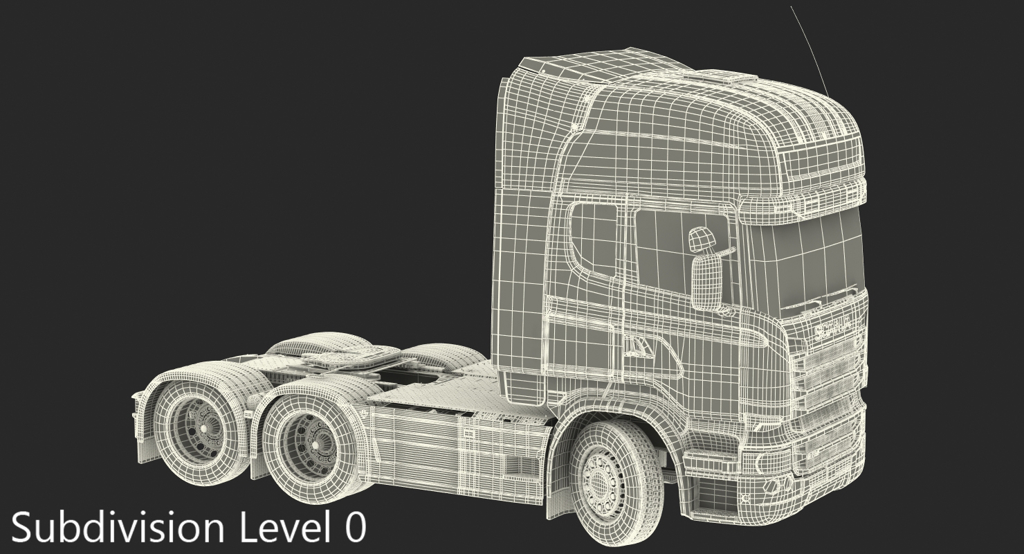 3D model Scania Streamline Truck Rigged