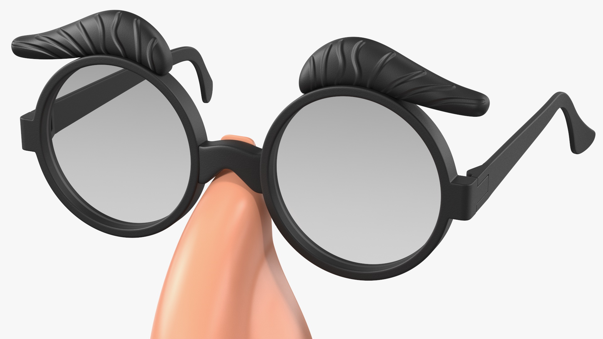 Glasses with Fake Beard and Nose 3D