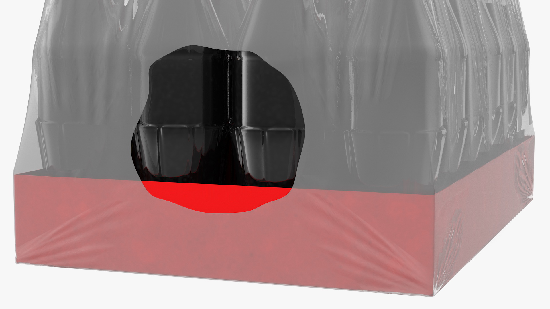 3D model 24 Soda Glass Bottle Case