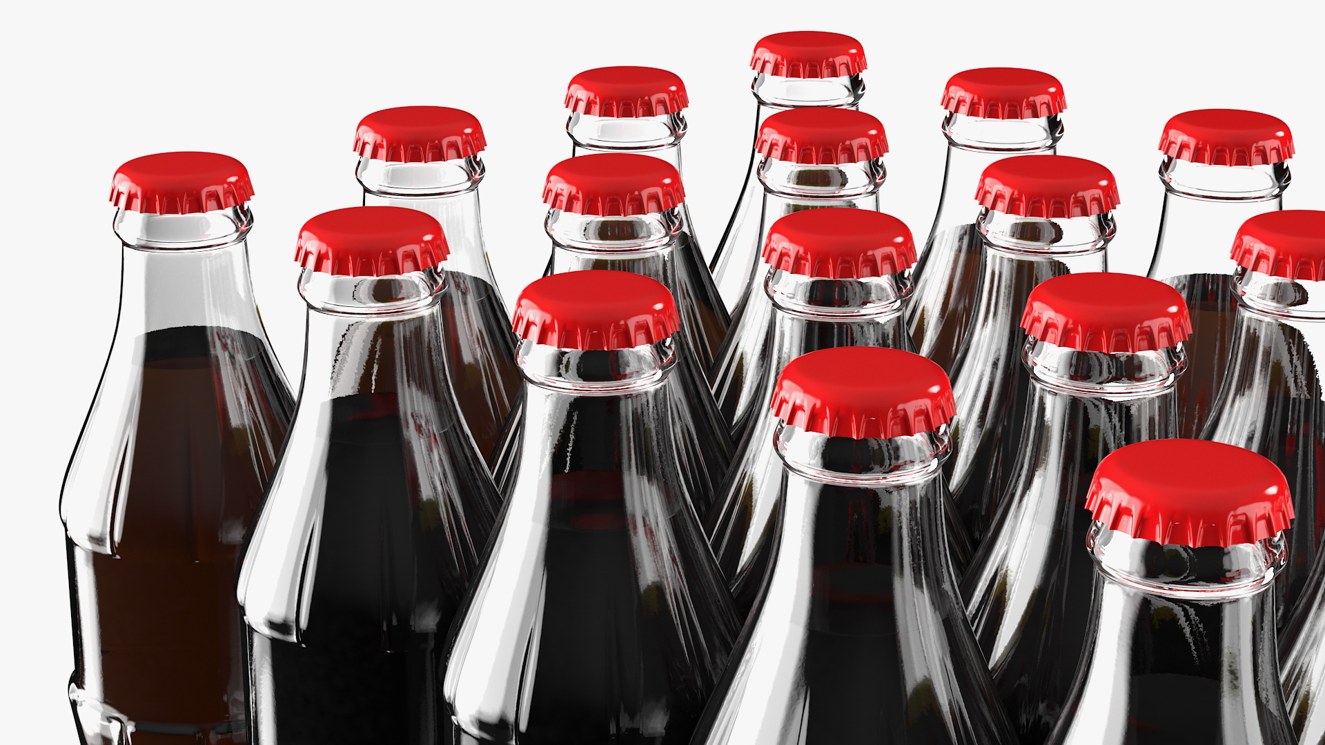 3D model 24 Soda Glass Bottle Case