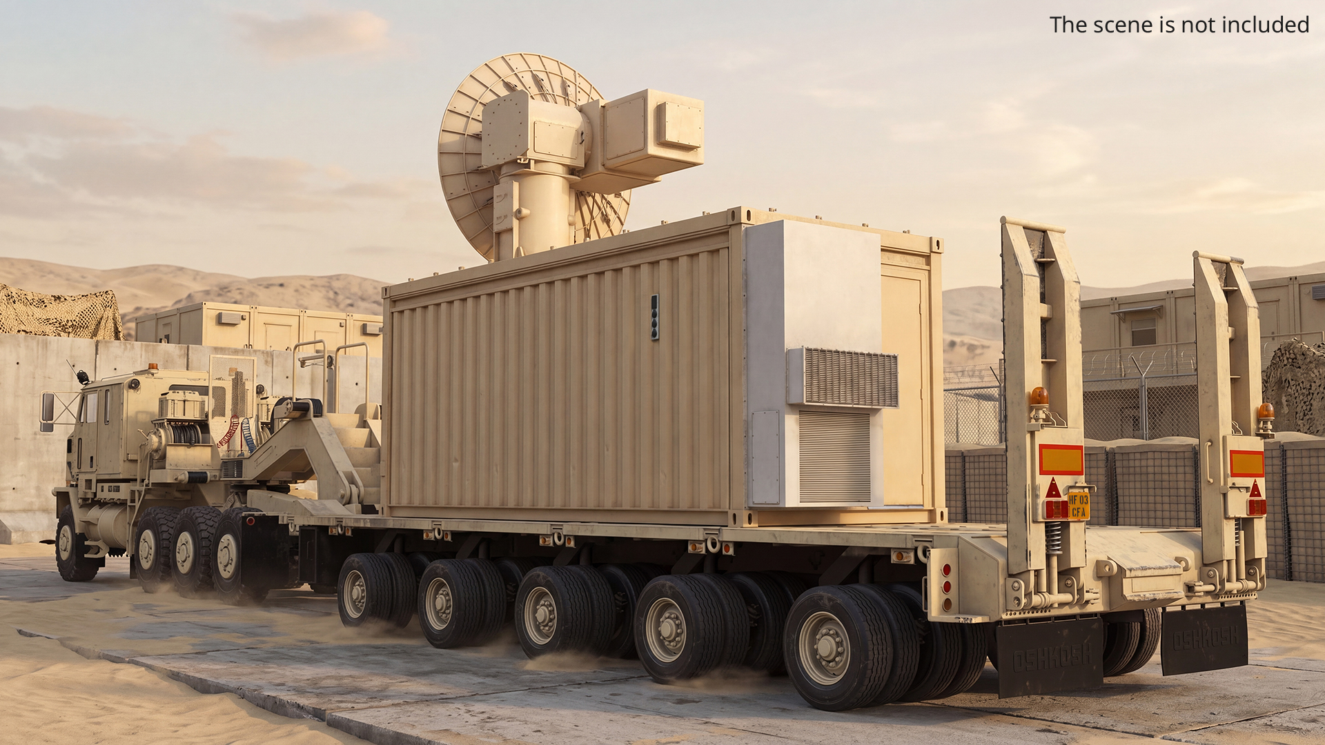 High Gain Radar Dish Antenna Module Desert, view 3
