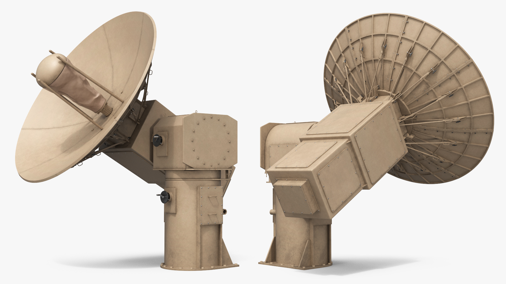 High Gain Radar Dish Antenna Module Desert