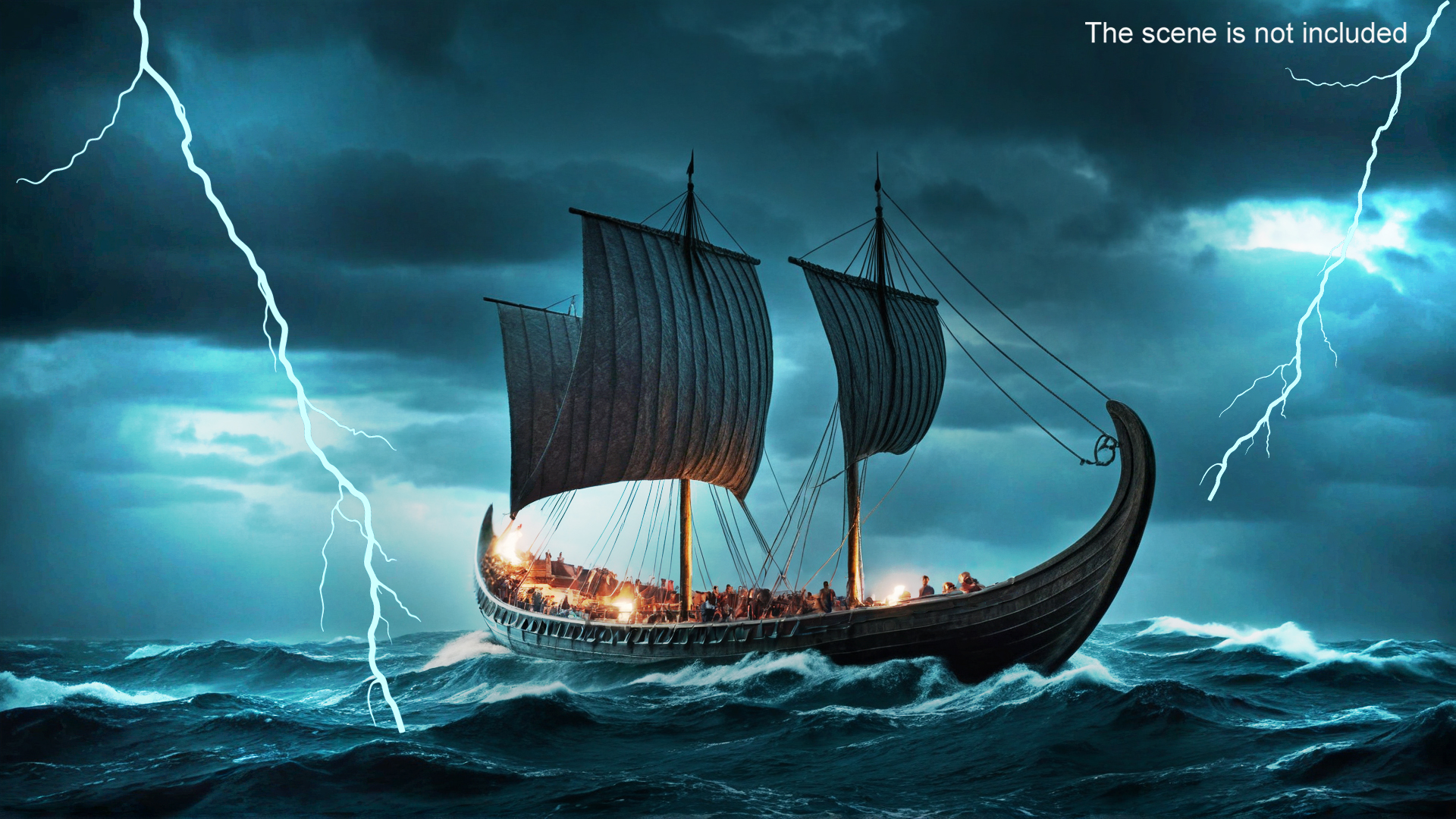 Cartoon Lightning 3D
