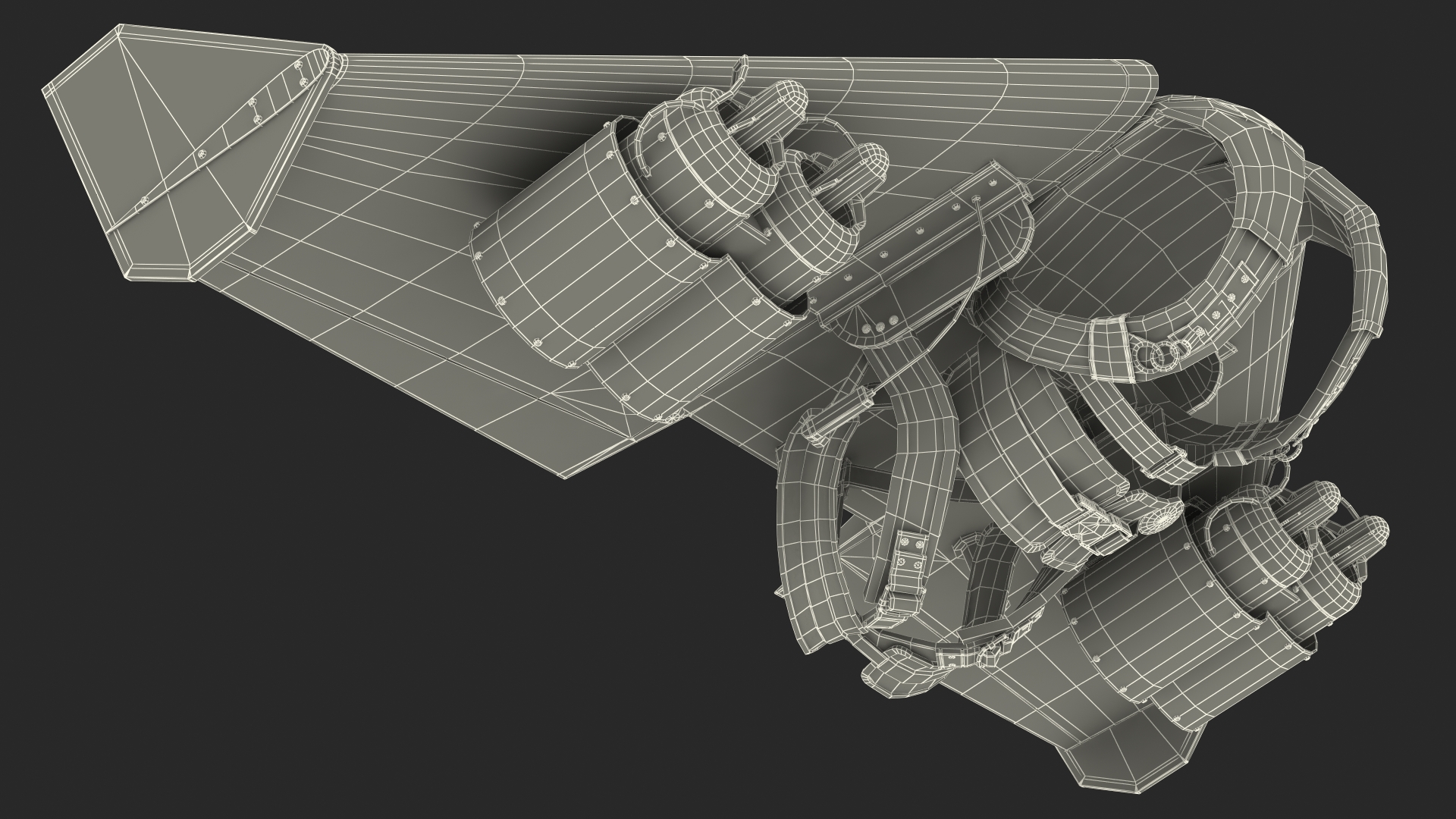 3D model Jet Wing