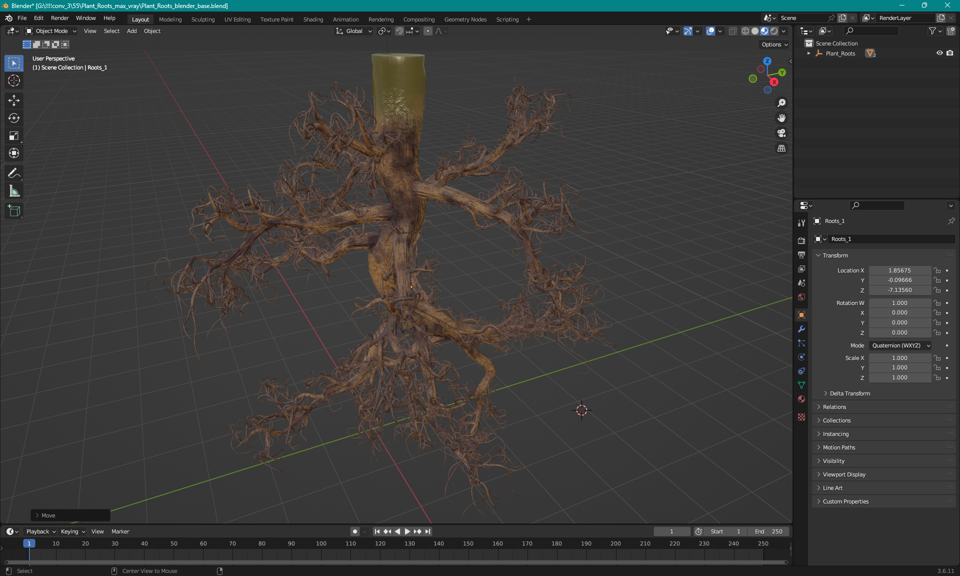 3D Plant Roots