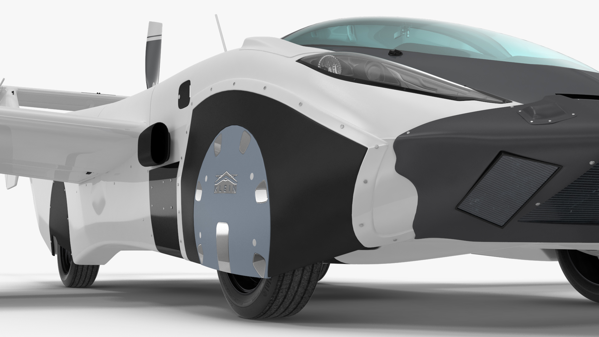 AirCar Rigged for Maya 3D