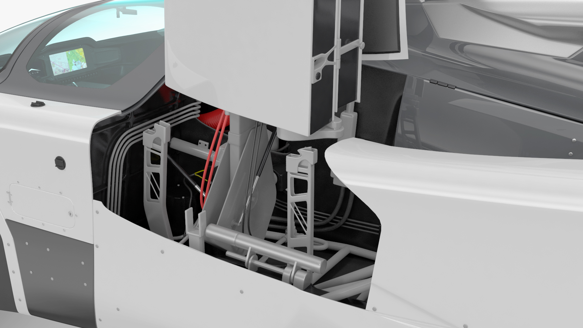 AirCar Rigged for Maya 3D