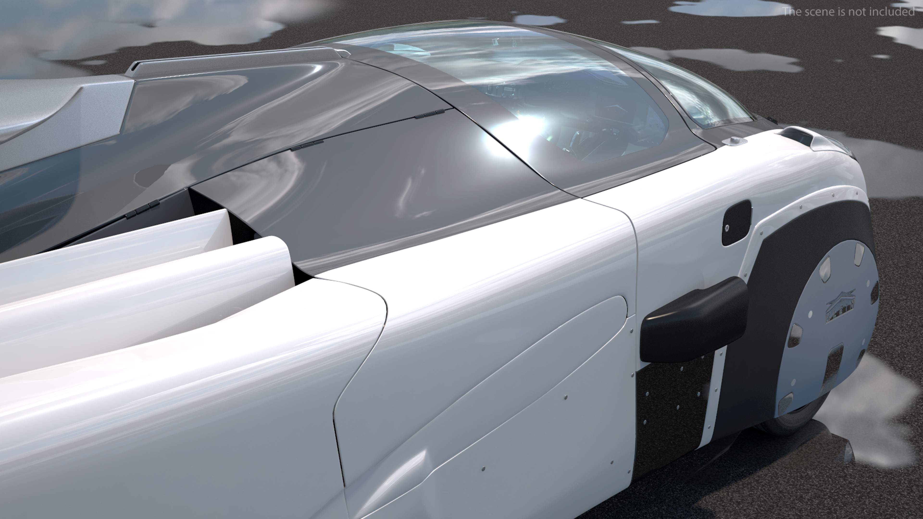 AirCar Rigged for Maya 3D