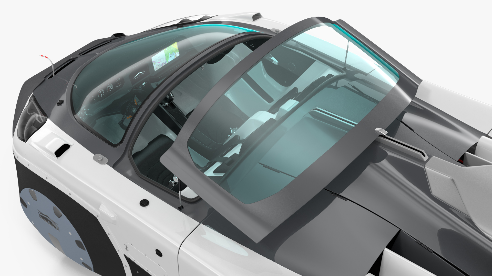 AirCar Rigged for Maya 3D