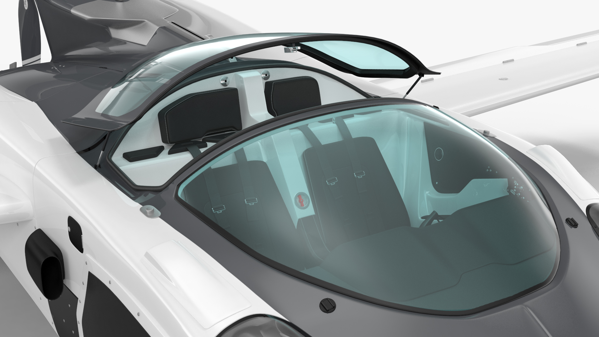 AirCar Rigged for Maya 3D