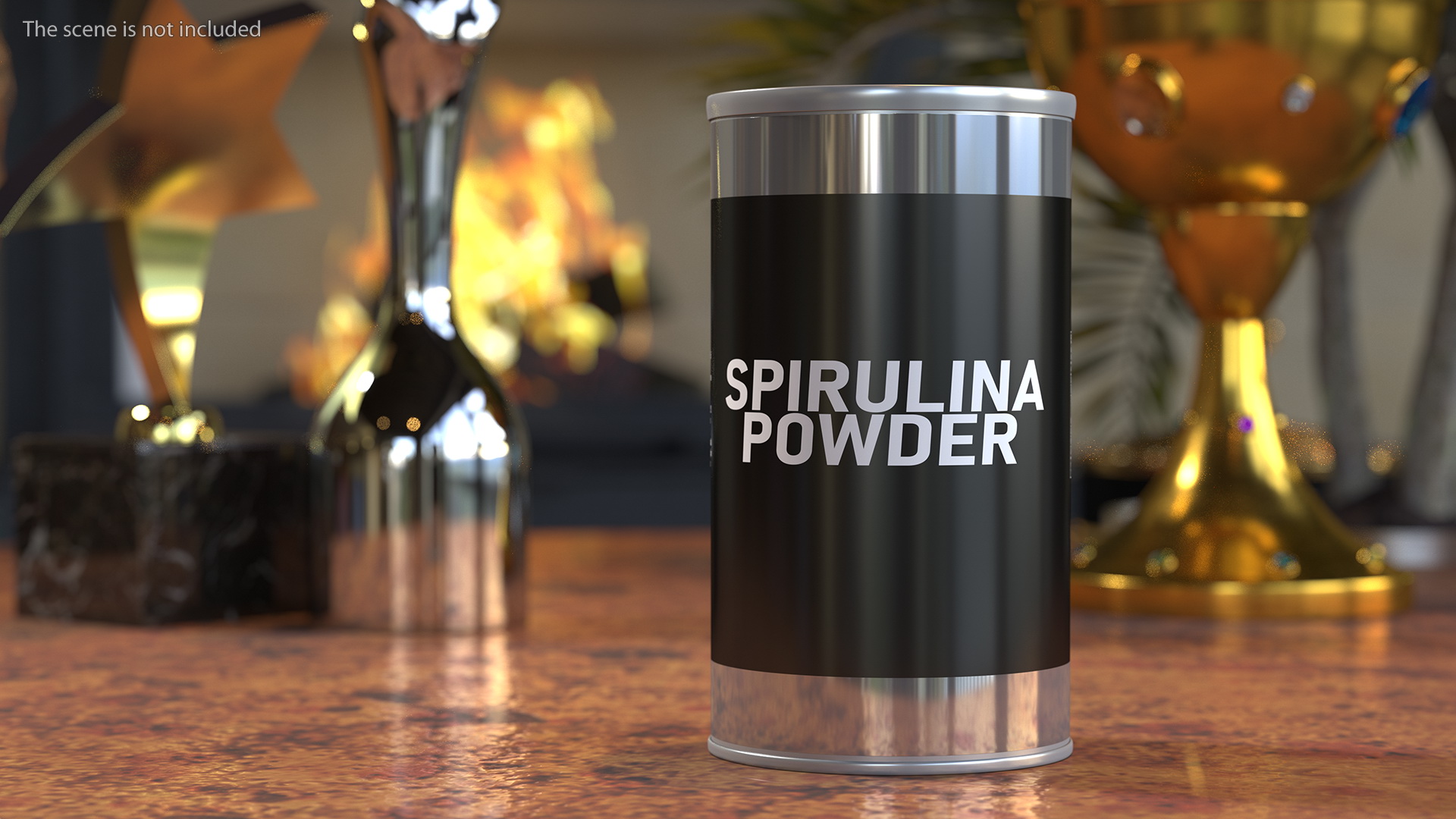 3D model Spirulina Powder Jar