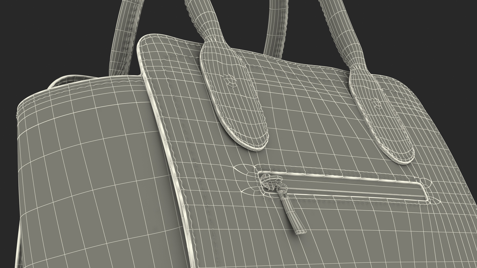 3D Women Handag White model