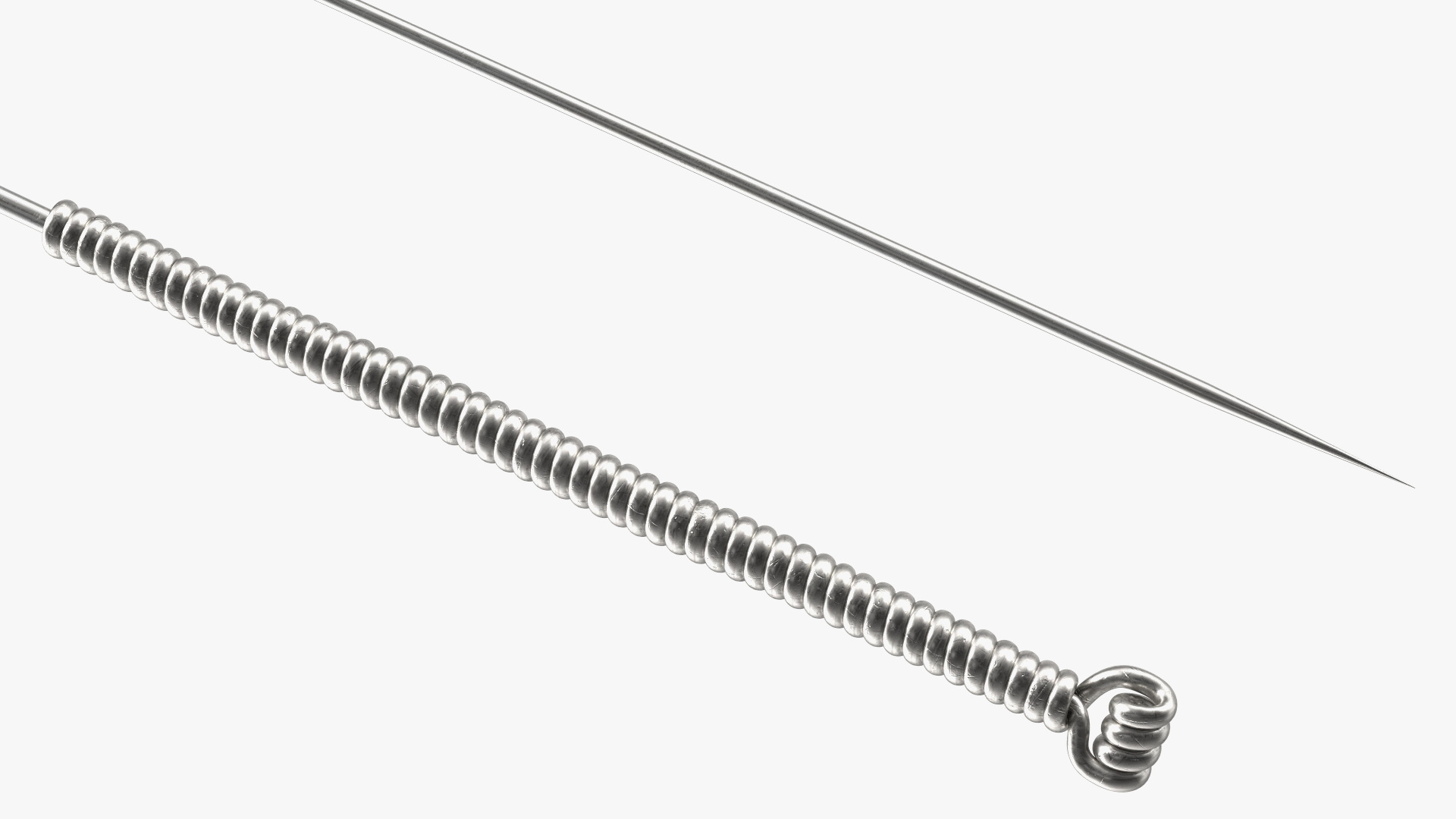 3D model Acupuncture Needles Set Silver