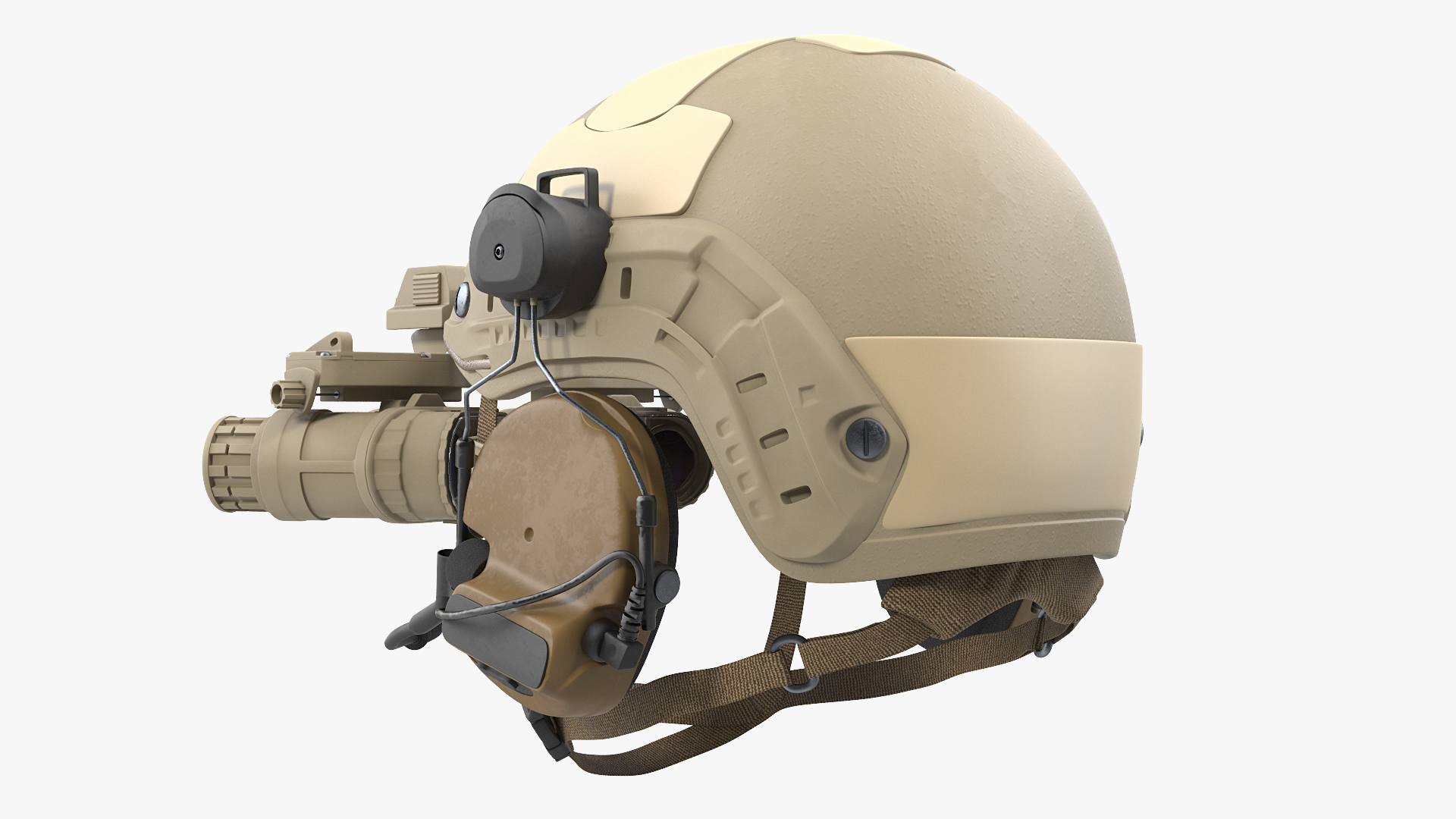 3D model Tactical Helmet Sand Camo