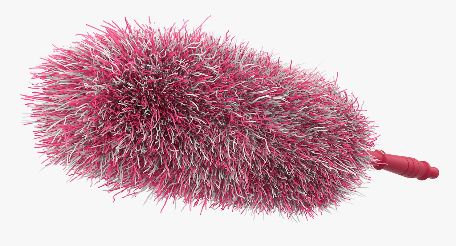 Dust Wiper Pink Fur 3D model