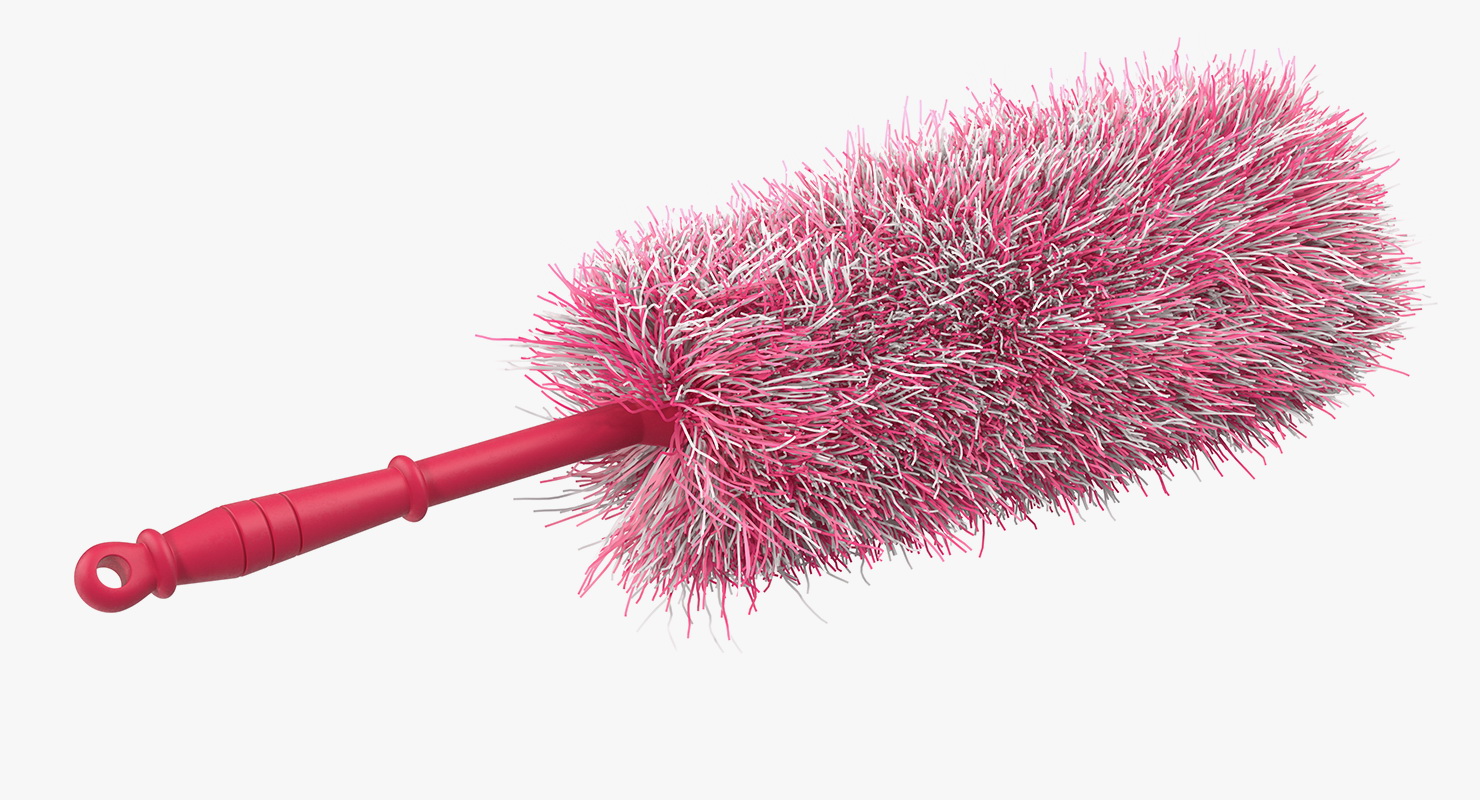 Dust Wiper Pink Fur 3D model