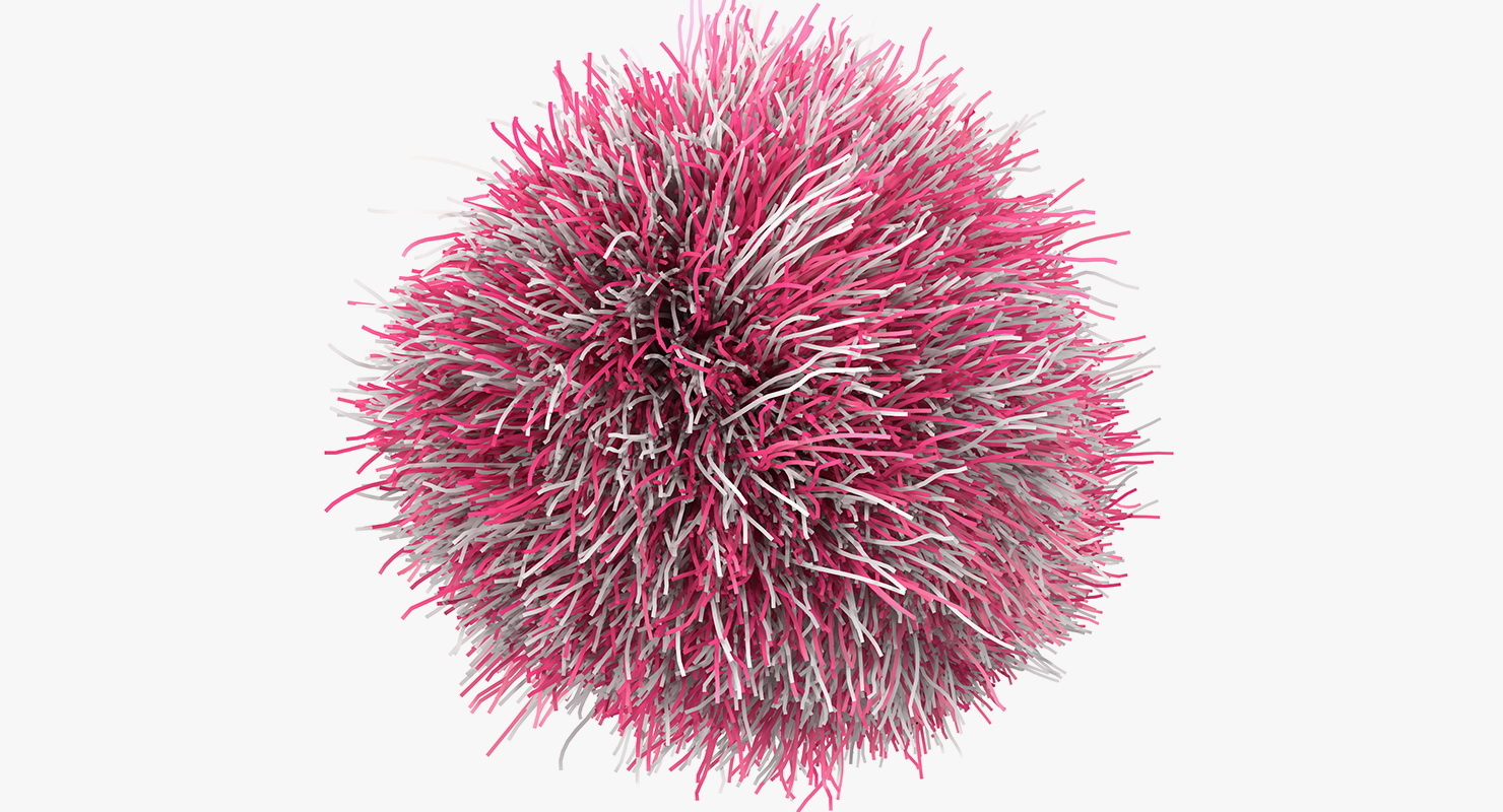 Dust Wiper Pink Fur 3D model