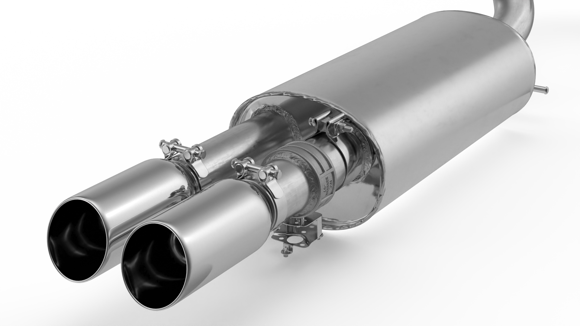 3D Car Exhaust System model